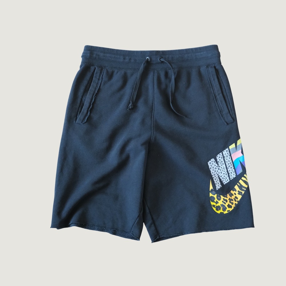 Nike Shorts Mens Black Animal Print Graphic Streetwear Small CI3011-010 - Picture 1 of 10